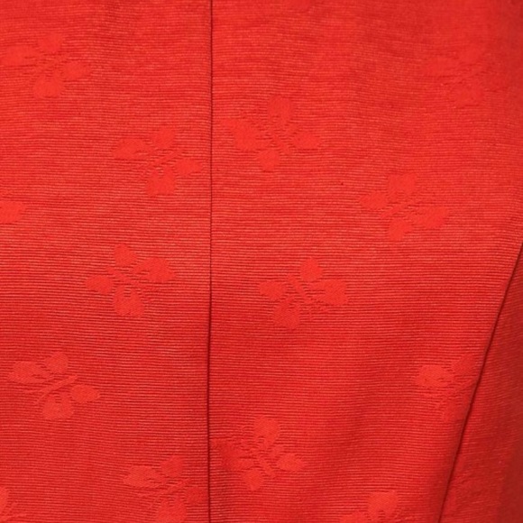 ASOS Tulip Dress in Butterfly Textured Fabric - Picture 3 of 9